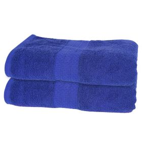 2Pcs Bath Towels 31.5X55.1Inch Cotton Towel Set 700 GSM Bath Sheet Quick-Dry Head Wrap