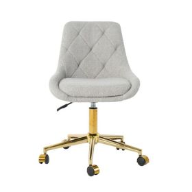 Modern teddy velvet fabric golden leg living room furniture dining chair, gold-plated five-claw chair legs, soft and comfortable, lift adjustment
