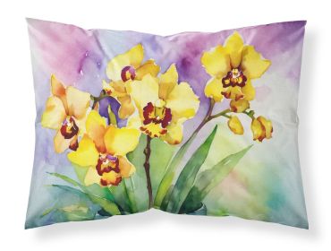Orchids in Watercolor Standard Pillowcase Lightweight Super Soft Easy Care Decorative Artwork Pillowcase, Standard (Default: Default)